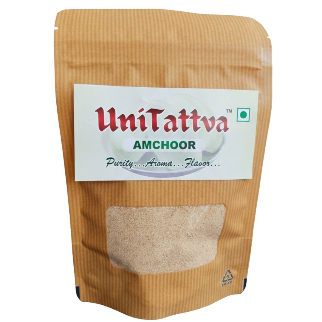 UniTattva Premium Aamchoor Powder – 100% Natural & Pure | Tangy Raw Mango Spice for Curries & Chutneys | No Taste Enhancer, No Preservatives, No Added Colors