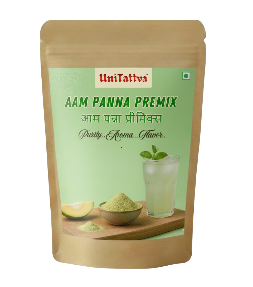 UniTattva Premium Aam Panna Mix – Refreshing Raw Mango Drink Mix | 100% Natural & Pure | No Taste Enhancer, No Preservatives, No Added Colors