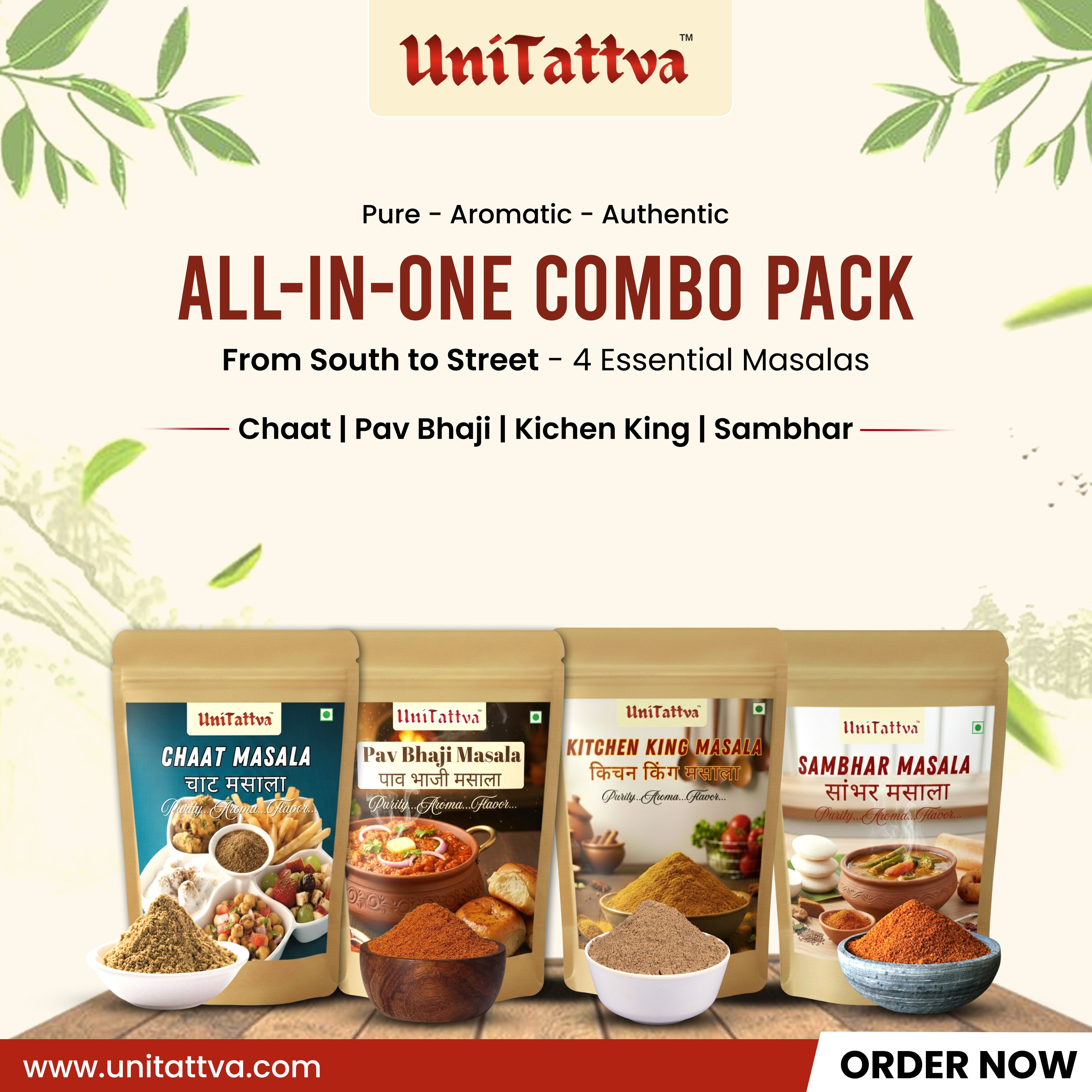 UniTattva Magic Masti All-In-One Masala Combo Pack