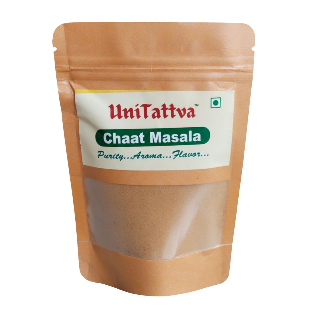 UniTattva Premium Chaat Masala – Tangy & Zesty Indian Spice Blend | 100% Natural & Pure | No Taste Enhancer, No Preservatives, No Added Colors