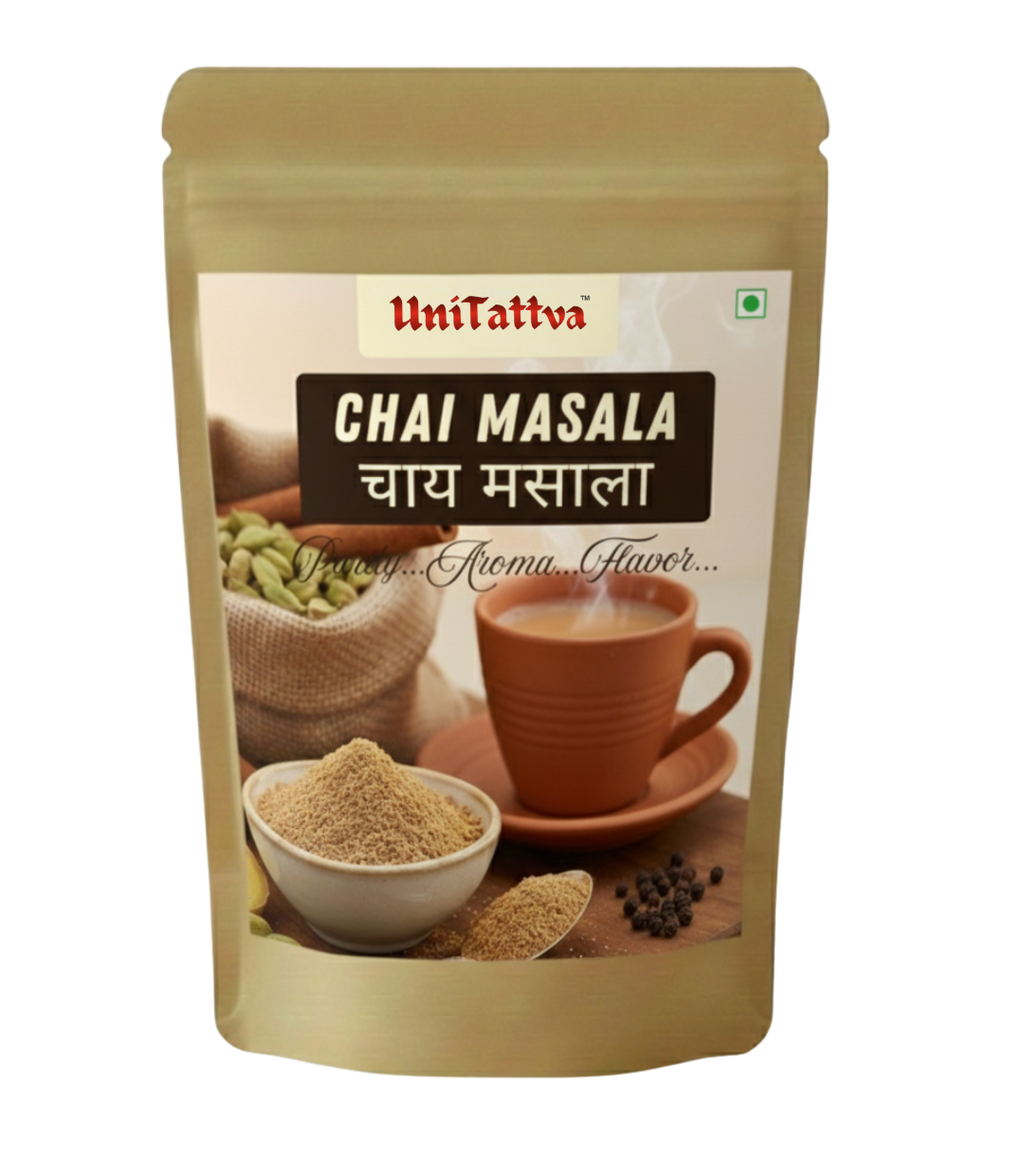 UniTattva Premium Chai Masala – Authentic Indian Tea Spice Blend | 100% Natural & Pure | No Taste Enhancer, No Preservatives, No Added Colors
