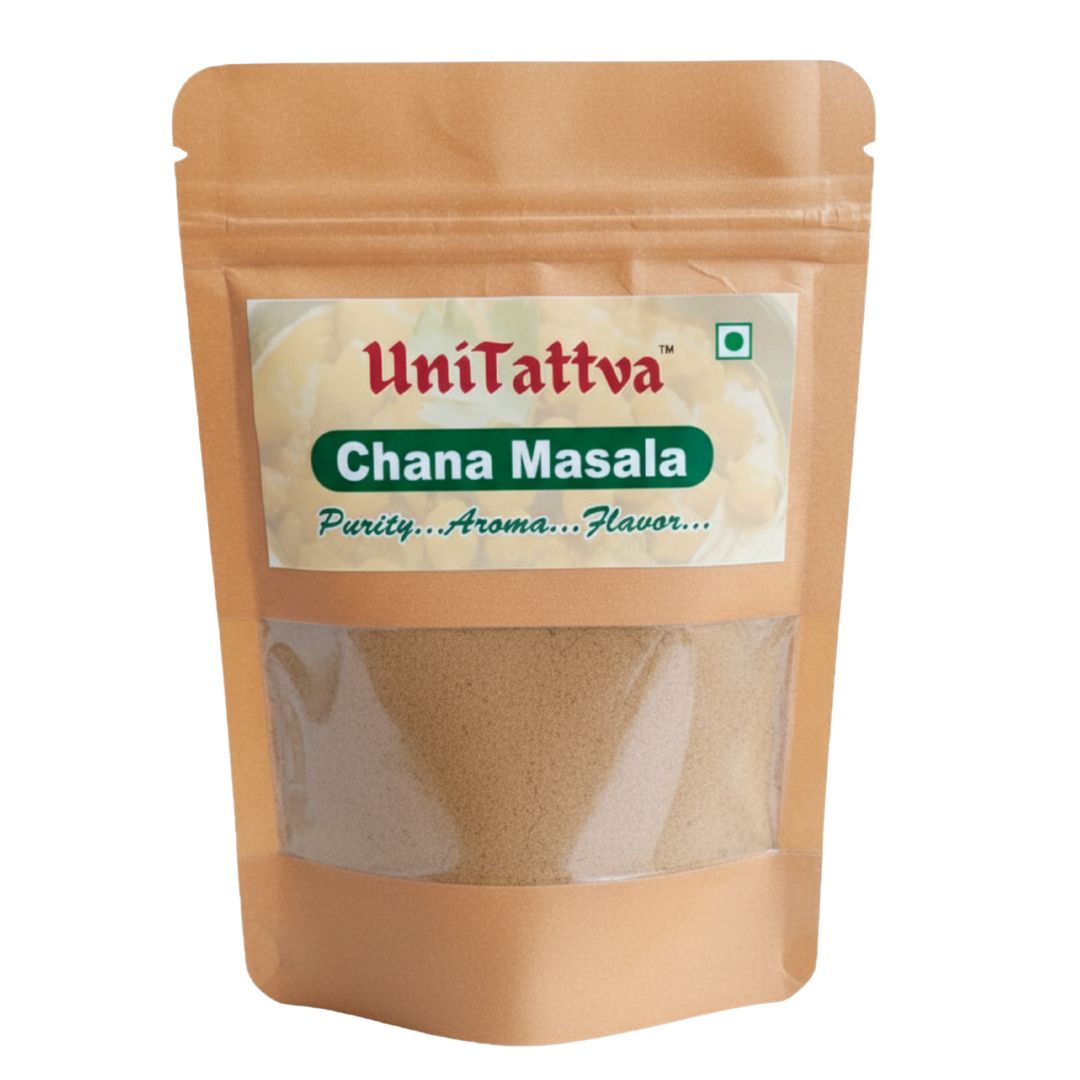 UniTattva Premium Chana Masala – Authentic Indian Spice Blend | 100% Natural & Pure | No Taste Enhancer, No Preservatives, No Added Colors