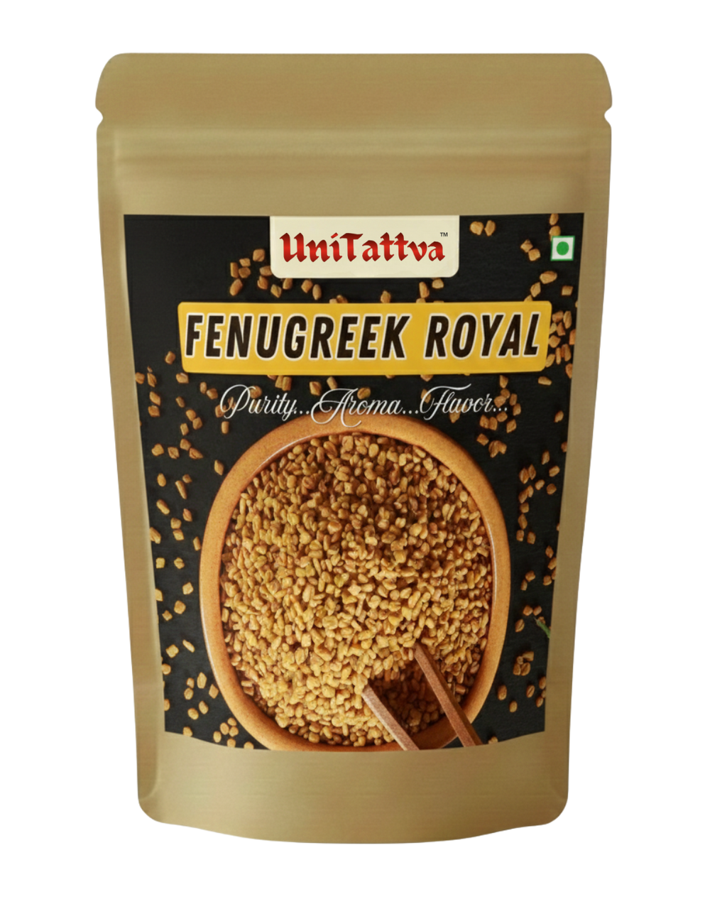 UniTattva Premium Fenugreek Royal (Methi) – 100% Natural & Pure | Warm Spice for Curries & Pickles | No Taste Enhancer, No Preservatives, No Added Colors