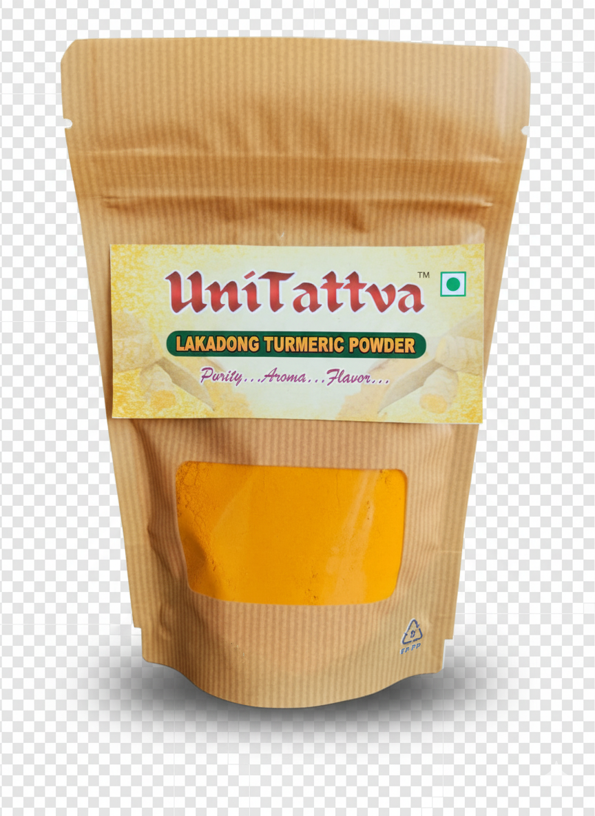 UniTattva Premium Turmeric Powder (Haldi) – 100% Natural & Pure | Golden Spice for Curries & Wellness | No Taste Enhancer, No Preservatives, No Added Colors
