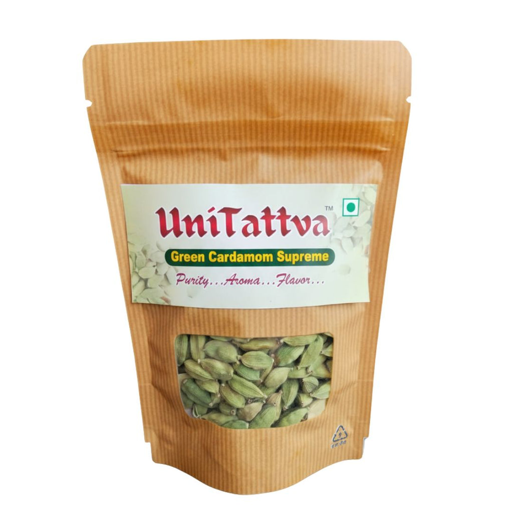 Green Cardamom Supreme – Premium Whole Elaichi Pods | Aromatic & Fresh Spice for Tea, Desserts, Curries & Baking