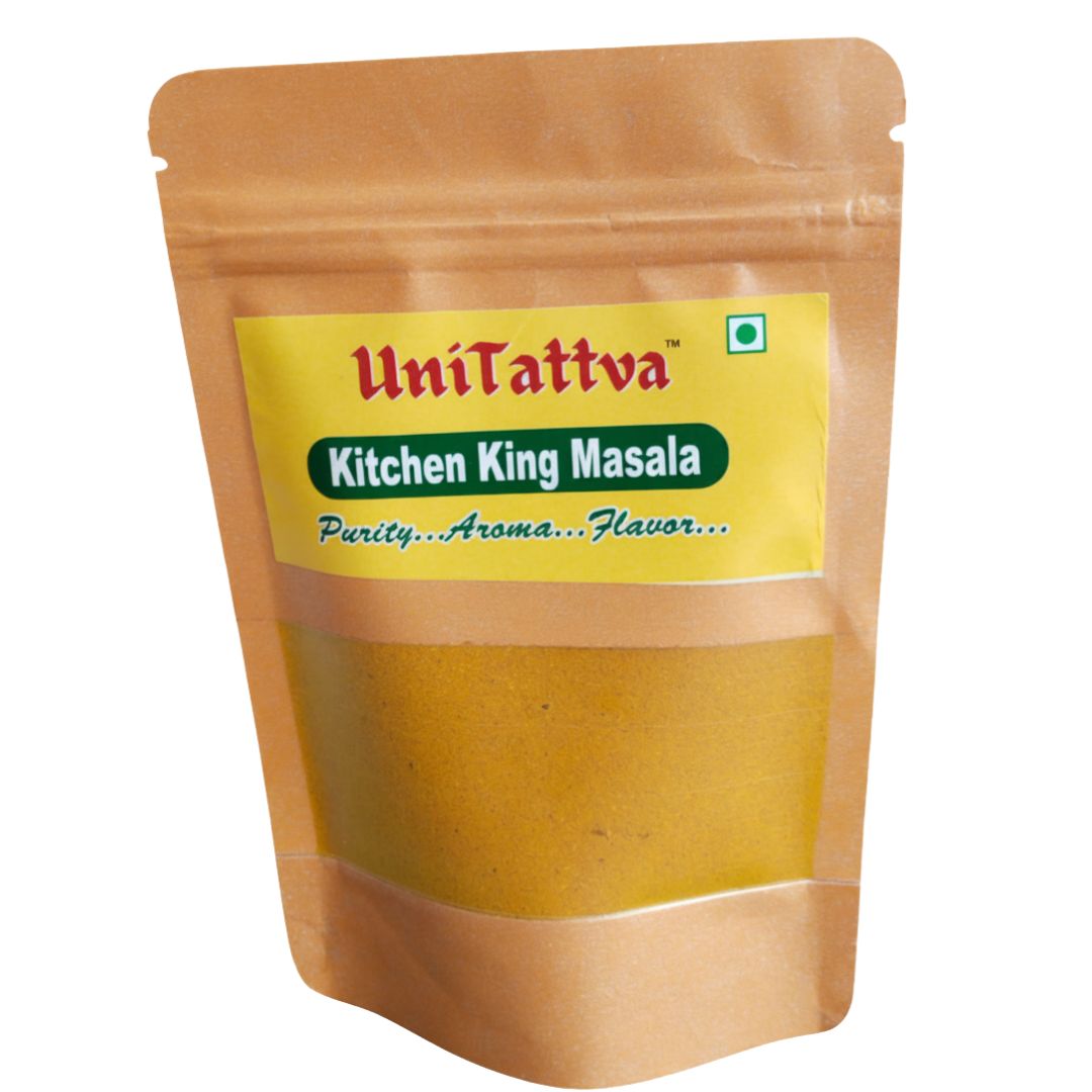UniTattva Premium Kitchen King Masala – All-Purpose Indian Spice Blend | 100% Natural & Pure | No Taste Enhancer, No Preservatives, No Added Colors