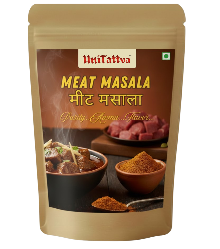 UniTattva Meat Masala – Premium Non-Veg Spice Blend for Rich & Aromatic Meat Curries | Authentic Flavor & Strong Aroma
