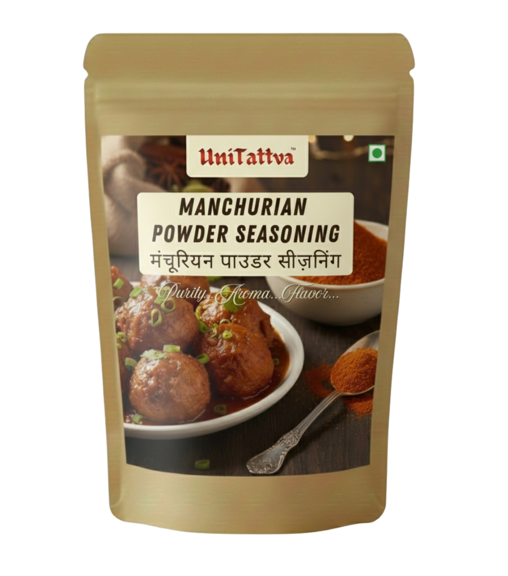 UniTattva Manchurian Powder Seasoning – Premium Indo-Chinese Spice Blend | Restaurant-Style Taste | Perfect for Dry & Gravy Manchurian