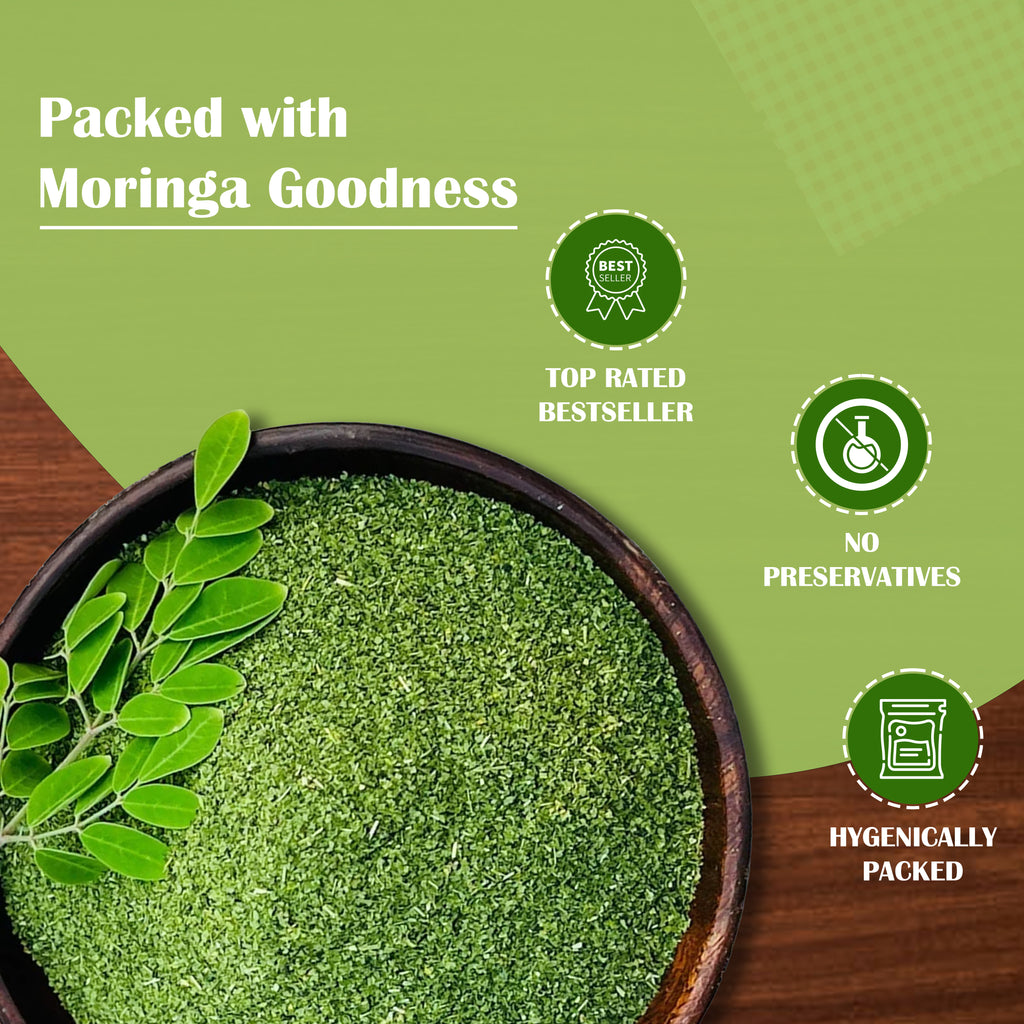 UniTattva Moringa Powder – 100% Natural | No Taste Enhancer, No Preservatives, No Added Colors