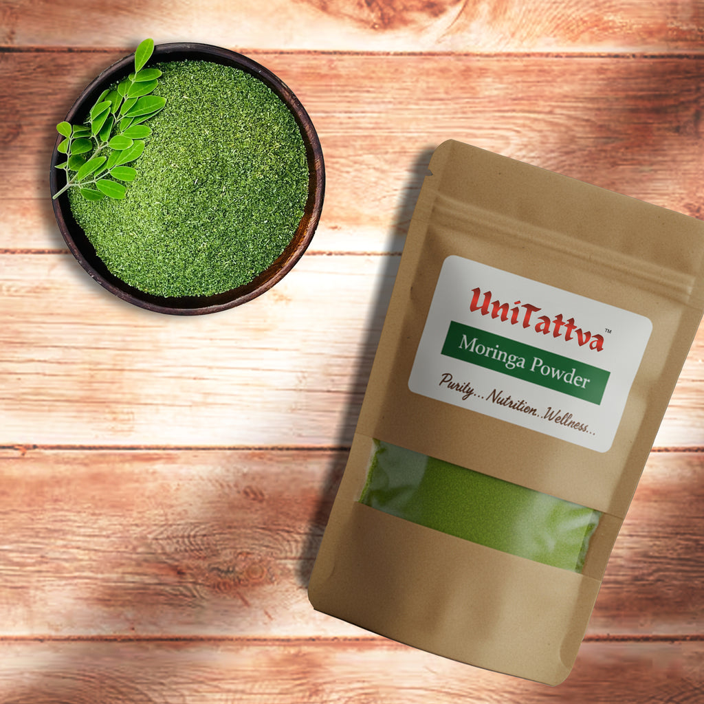 UniTattva Moringa Powder – 100% Natural | No Taste Enhancer, No Preservatives, No Added Colors