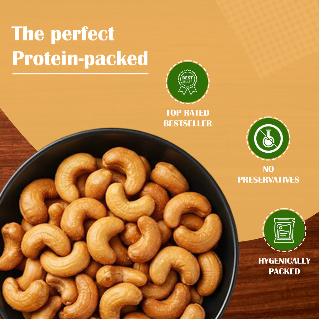 UniTattva Roasted Cashew Nuts – Premium Quality | No Preservatives • No Taste Enhancer • No Added Colors
