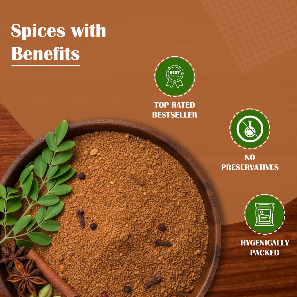 UniTattva Premium Pav Bhaji Masala – Authentic Mumbai-Style Spice Blend | 100% Natural & Pure | No Taste Enhancer, No Preservatives, No Added Colors