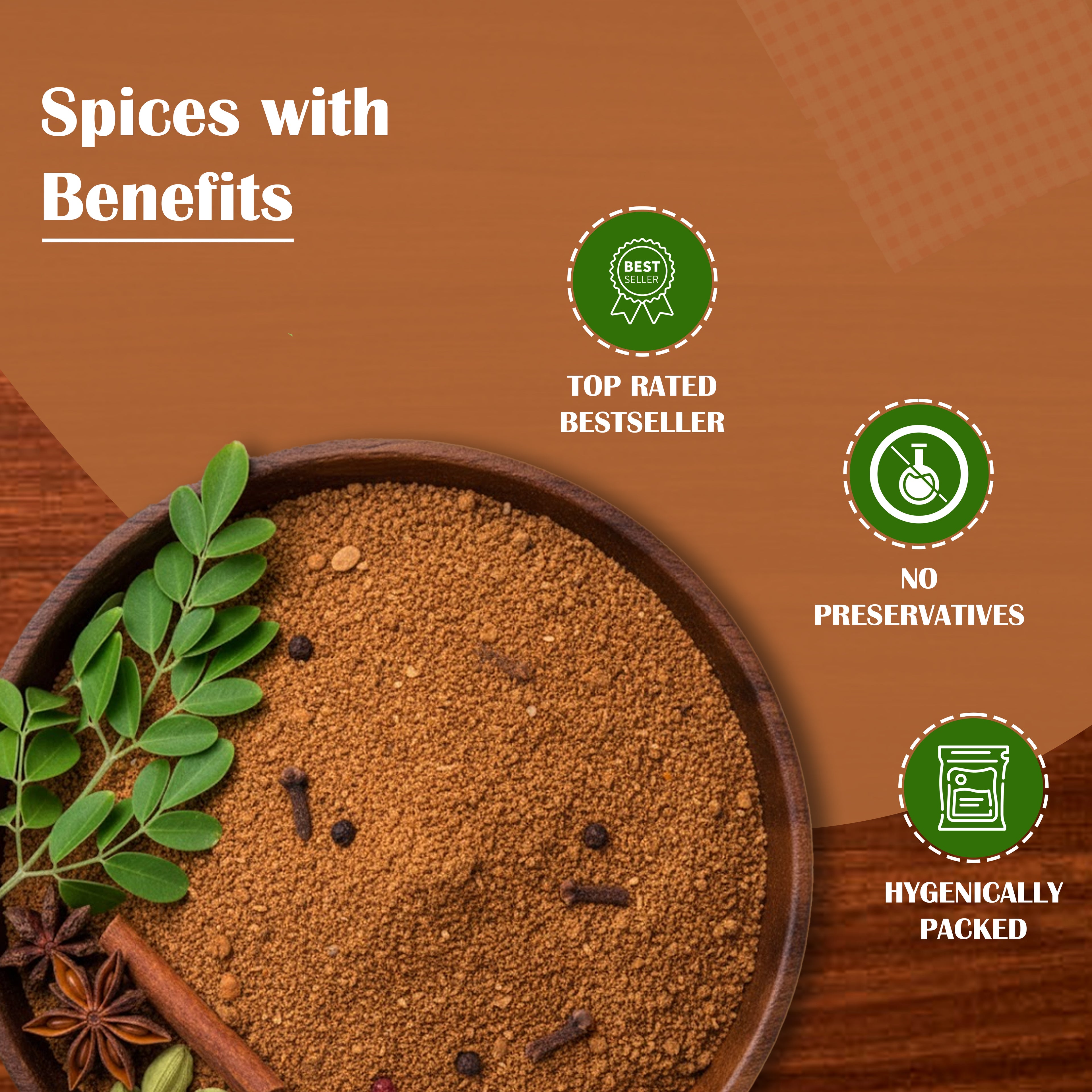 UniTattva Premium Pav Bhaji Masala – Authentic Mumbai-Style Spice Blend | 100% Natural & Pure | No Taste Enhancer, No Preservatives, No Added Colors