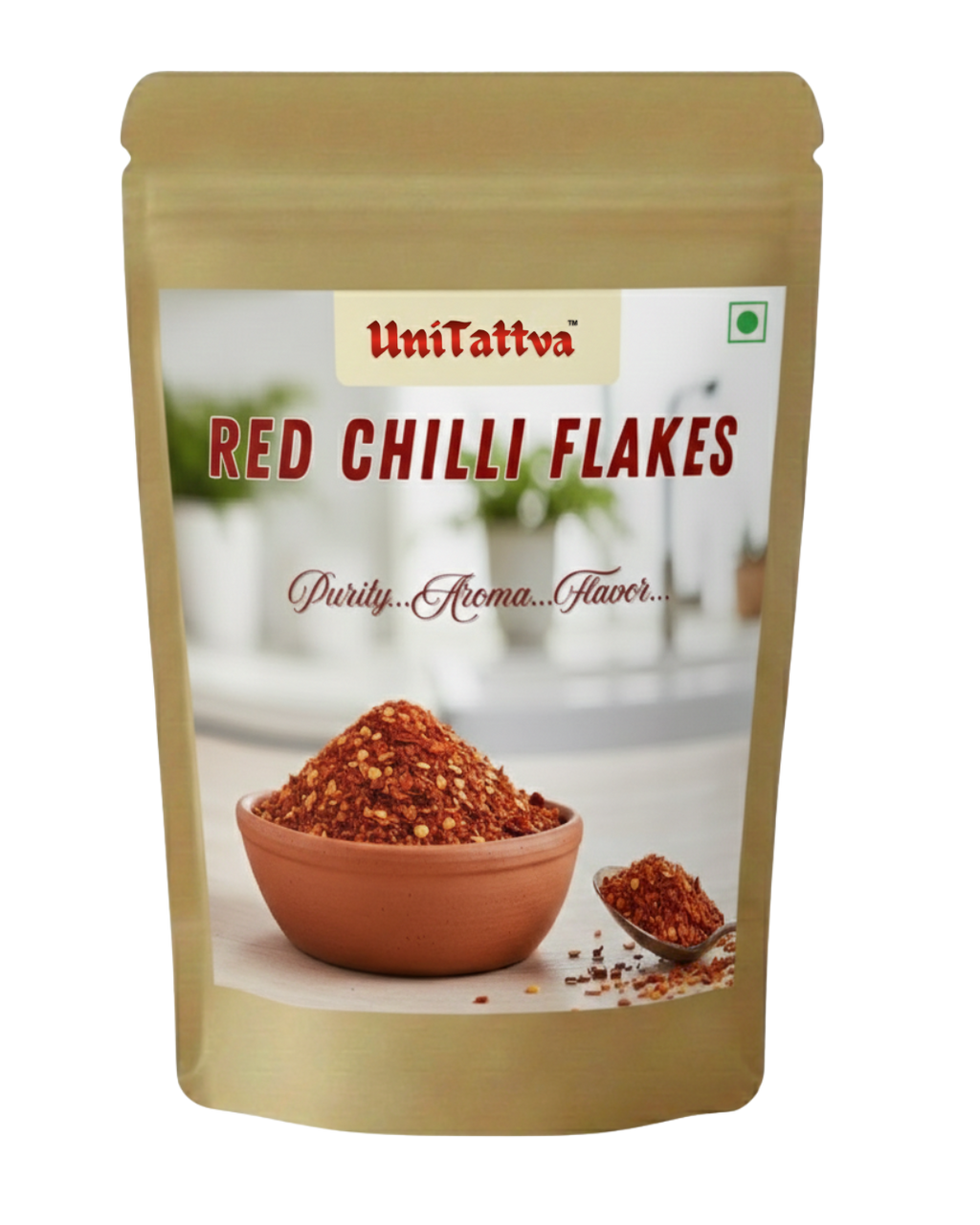 UniTattva Premium Red Chilli Flakes – 100% Natural & Pure | Perfect Spice for Pizza, Pasta & Curries | No Taste Enhancer, No Preservatives, No Added Colors