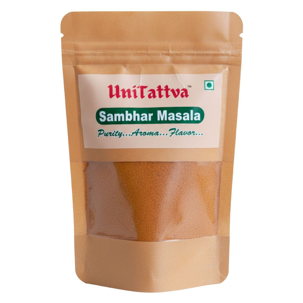 UniTattva Premium Sambhar Masala – Authentic South Indian Spice Blend | 100% Natural & Pure | No Taste Enhancer, No Preservatives, No Added Colors
