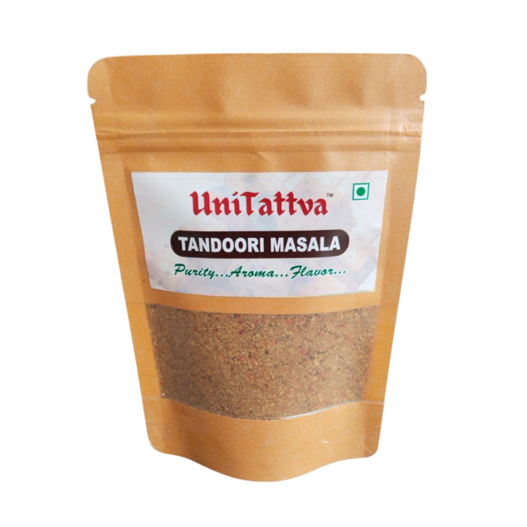 UniTattva Premium Tandoori Masala – Authentic Indian Barbecue Spice Blend | 100% Natural & Pure | No Taste Enhancer, No Preservatives, No Added Colors